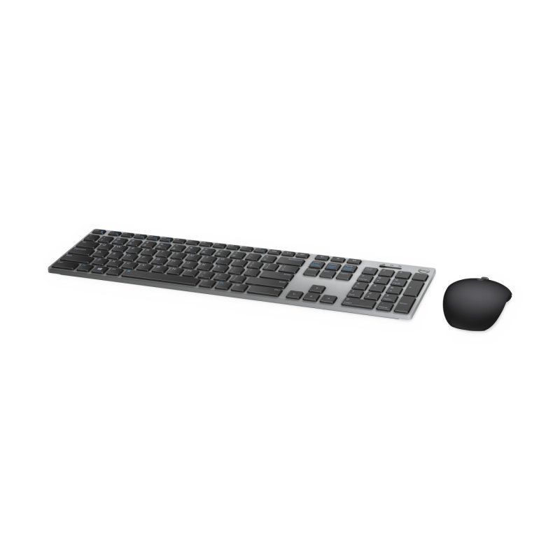 DELL KM717 keyboard Mouse included Office RF Wireless Bluetooth QWERTY Arabic Black, Grey