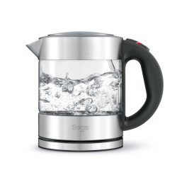 Sage the Compact Kettle Pure bouilloire 1 L 2400 W Noir, Argent, Transparent