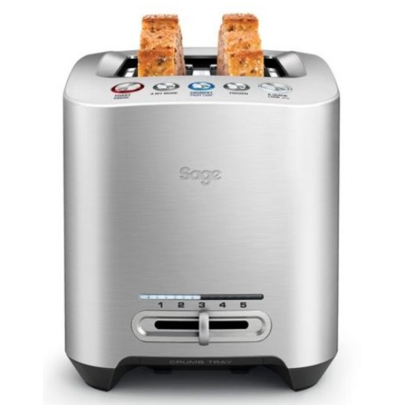 Sage the Smart Toast 5 2 slice(s) Silver