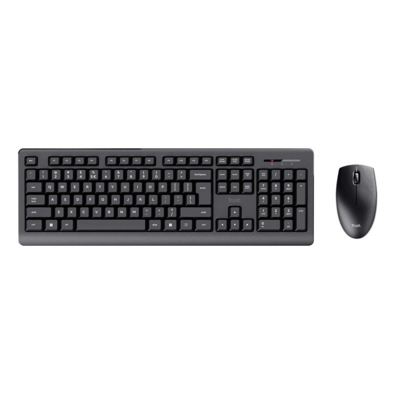 Trust Primo keyboard Mouse included Office RF Wireless QWERTY UK English Black