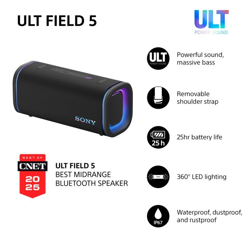 Sony ULT FIELD 5 BT-Speaker black