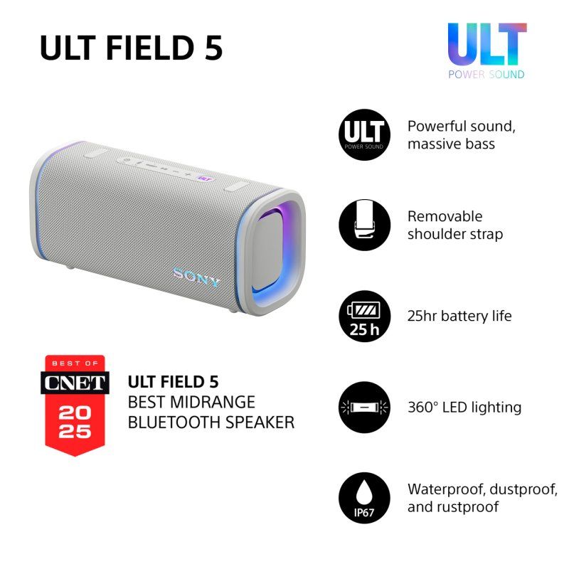 Sony ULT FIELD 5 BT-Speaker white