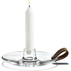 Holmegaard - DWL Candle Holder - Ø16 cm - Clear