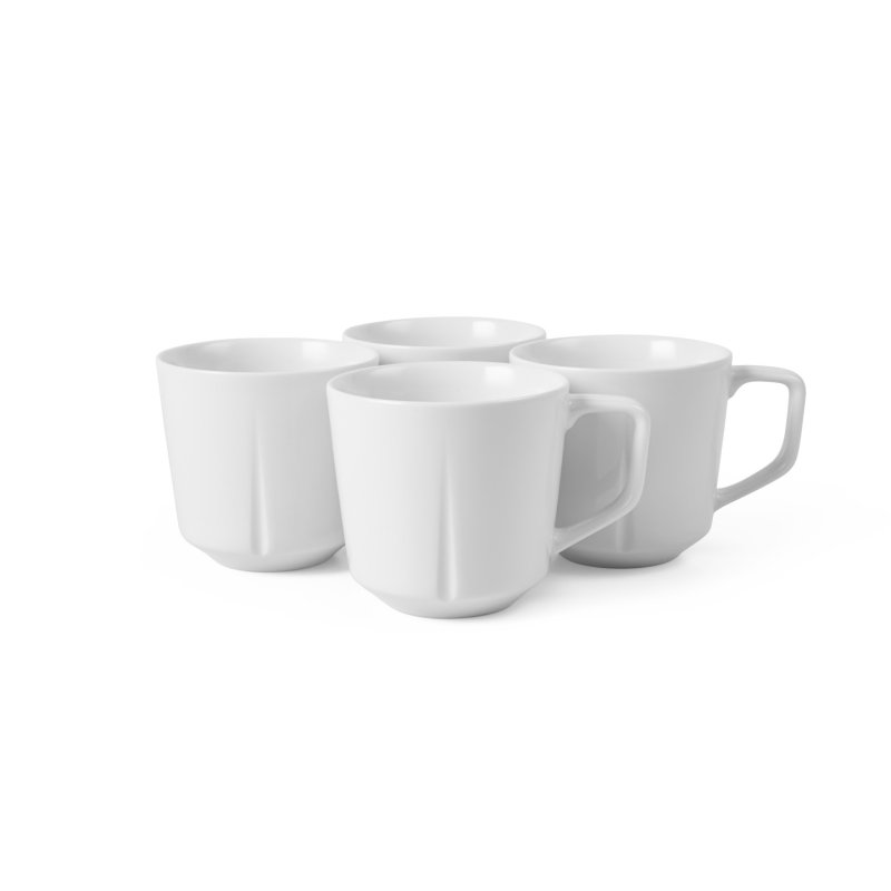 Rosendahl - GC Essentials Mug - White - 30 cl - 4 pcs.