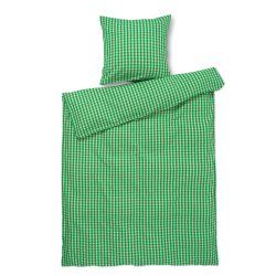 Juna - Bæk&Bølge Bed Linen 140x200 cm - Green & Sand
