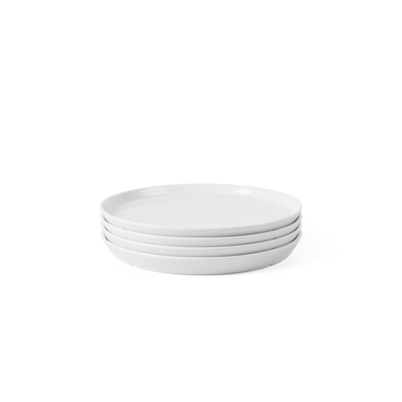 Rosendahl - GC Essentials Lunch Plate - White - Ø20.5 cm - 4 pcs.