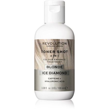 Revolution Haircare Toner Shot Blonde Ice Diamond 3-in-1 Nutrient-Enriched Colored Mask - 100 ml