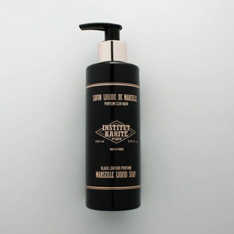 Institut Karite Paris Black Leather Marseille Liquid Soap 250 Ml