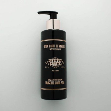 Institut Karite Paris Black Leather Marseille Liquid Soap 250 Ml