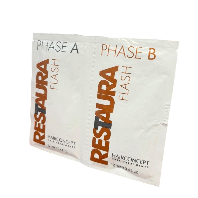 Hairconcept Professional Restaura Flash, Tratament instant pt. parul deteriorat, cu Ginseng, Acid hialuronic si