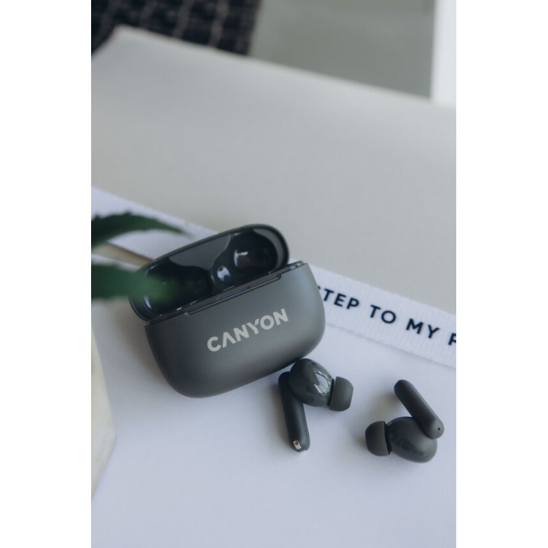 Canyon CNS-TWS10BK casque True Wireless Stereo (TWS) Ecouteurs Appels/Musique/Sport/Au quotidien USB Type-C Bluetooth