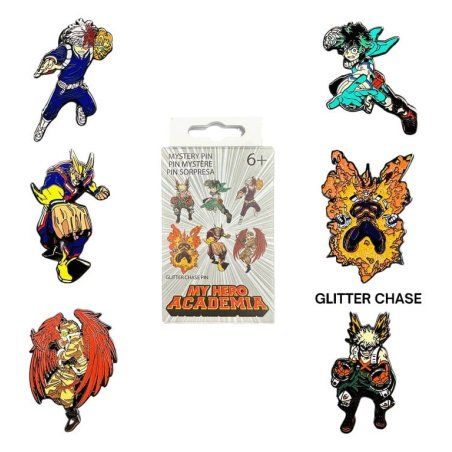 My Hero Academia by Loungefly Enamel Pins Blind Box Multi Char Assortment (12)