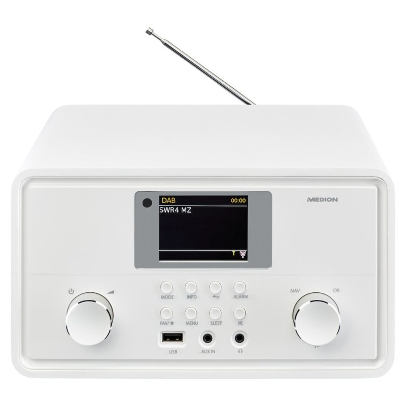 Medion MD 88069 Internetradio weiß