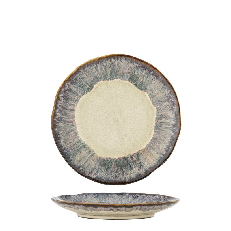 Bloomingville - Imogen Plate - Multi - Stoneware