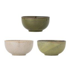 Bloomingville - Addison Bowl - Green - Stoneware