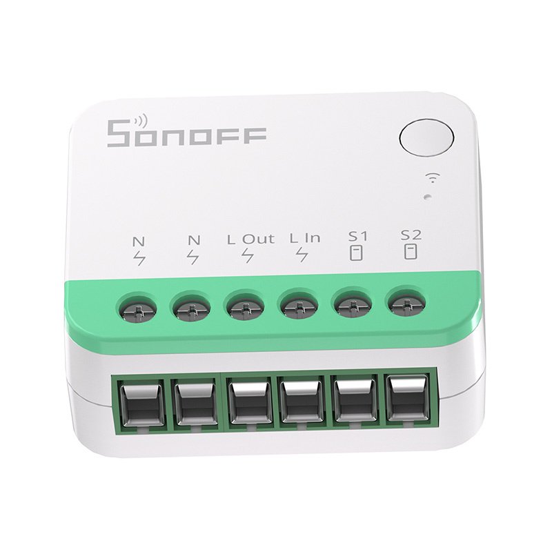 Sonoff MINIR4M Matter smart WiFi mini switch (HomeKit, SmartThings, Home Assistant).