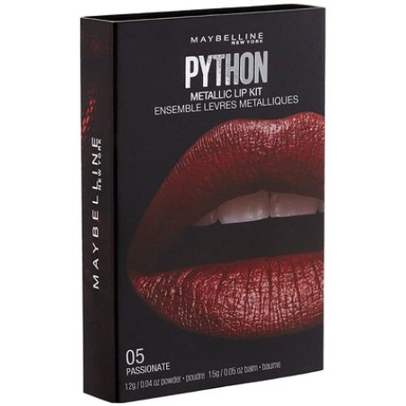 Maybelline New York Python Metallic Lip Kit Passionate, 5ml