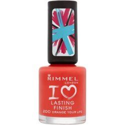 Rimmel I Love Lasting Finish Nail Polish Orange Your Life