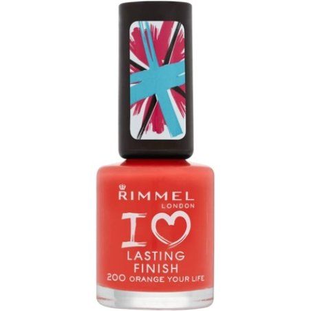 Rimmel I Love Lasting Finish Nail Polish Orange Your Life