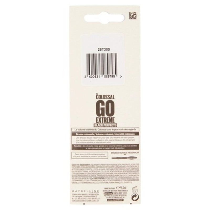 Maybelline The Colossal Go Extreme Leather Black Perfecto 9.5ml