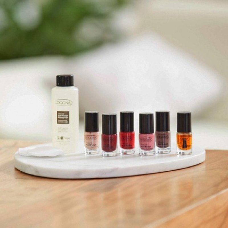 LOGONA Naturkosmetik Natural Nail Top Coat for Nail Polish with Natural Ingredients 4ml