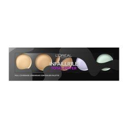 L'Oréal Paris Infaillible Total Cover Palette Beige, Violet, Green