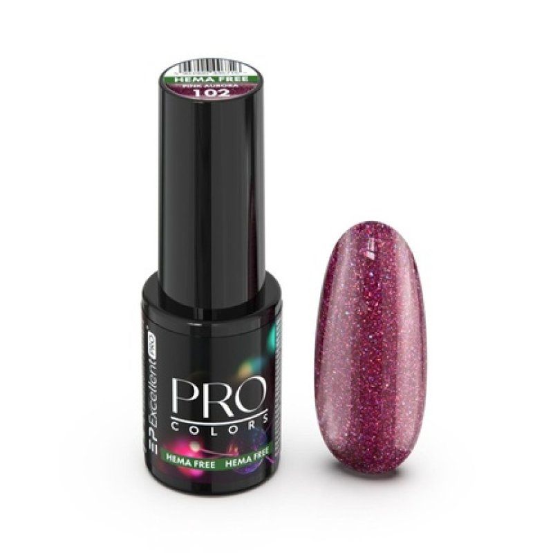 Pro Colors Hema Free Cat Eye Hybrid Nail Polish 102 Pink Aurora 7g