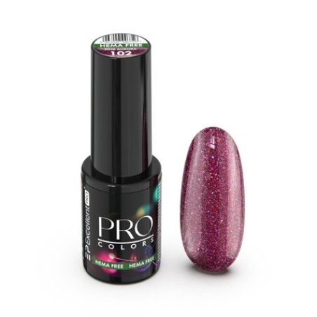 Pro Colors Hema Free Cat Eye Hybrid Nail Polish 102 Pink Aurora 7g