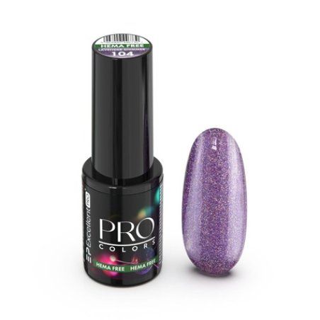 Pro Colors Hema Free Cat Eye Hybrid Nail Polish 104 Lavender Shimmer 7g