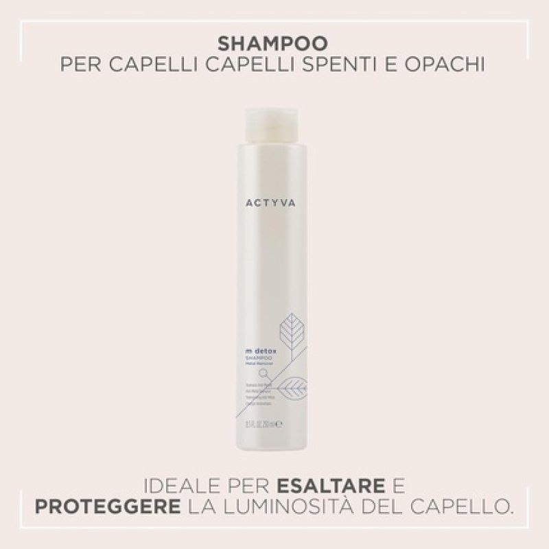 Actyva Metal Detox Shampoo Cleanses and Protects from Metals