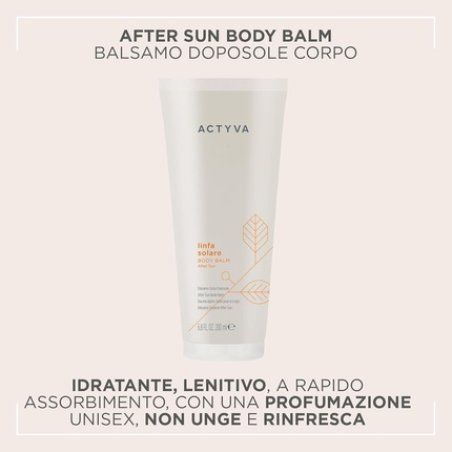 Actyva Linfa Solare After Sun Body Balm Moisturizing and Hydrating