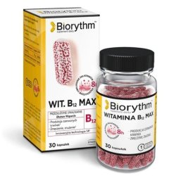 Biorythm Vitamin B12 Max - 30 Capsules For Long Term Use