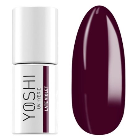 Yoshi Hybrid Nail Polish Violet Professional Permanent UV Lacquer 6ml