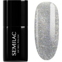 Semilac UV Nail Polish 961 Magnetic Flash 7ml Silver Cat Eye Effect