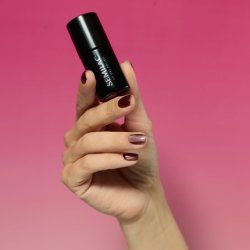 Semilac UV Nail Polish 965 Chocolate Gloss 7ml Deep Brown with Warm Tones