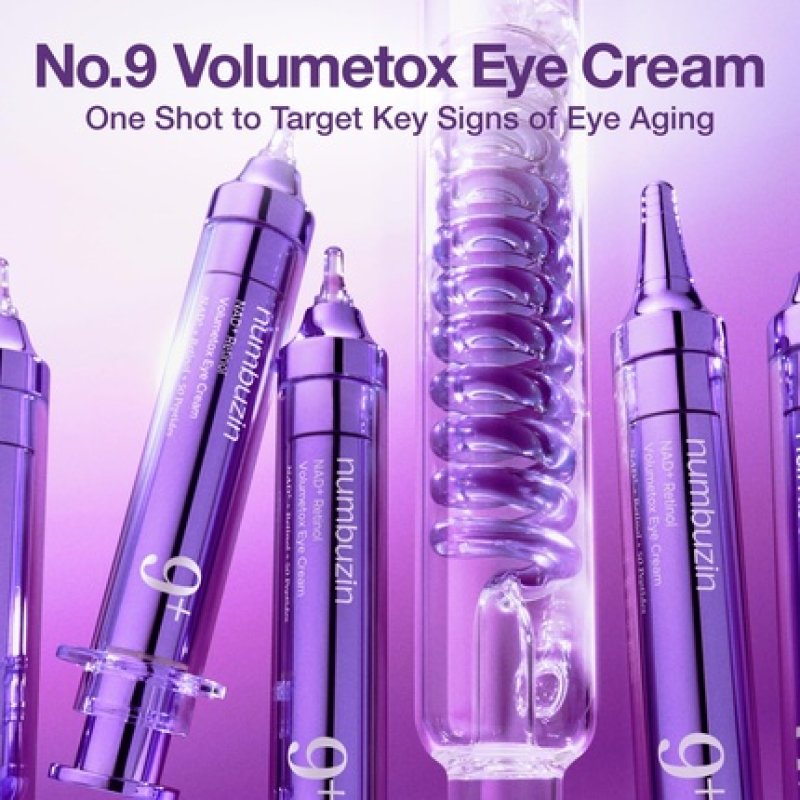 Numbuzin No.9 Eye Cream with Retinol - Volumetox Firming for Wrinkles