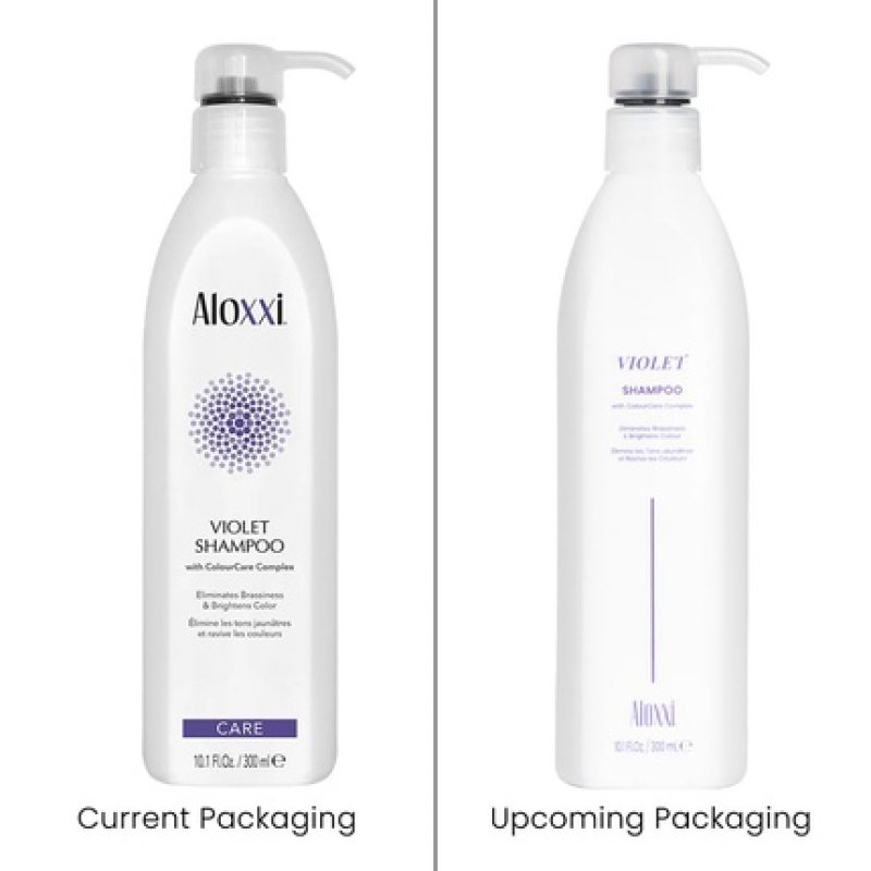 Aloxxi Violet Shampoo for Blonde & Silver Hair with Purple Pigments