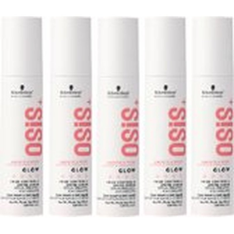 Schwarzkopf Professional O Sis Glow Shine Anti-Frizz Serum - Pack Of 5 X 50ml