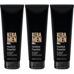 Kis Keramen Hardhold Power Gel Hair Gel - 3 X 250 Ml