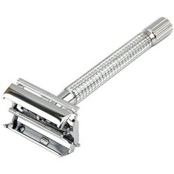Hans Baier Butterfly System Safety Razor with Metal Handle