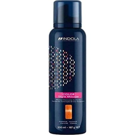 Mousse For Hair Coloring Indola Color Style Copper 200ml