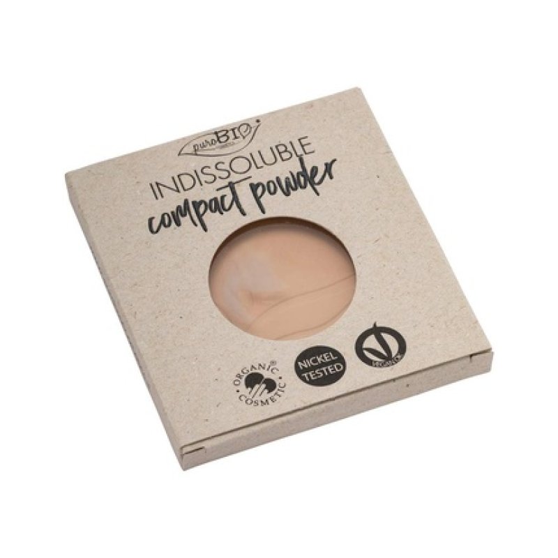 Purobio Insoluble Compact Face Powder Refill No. 04 Warm 9g