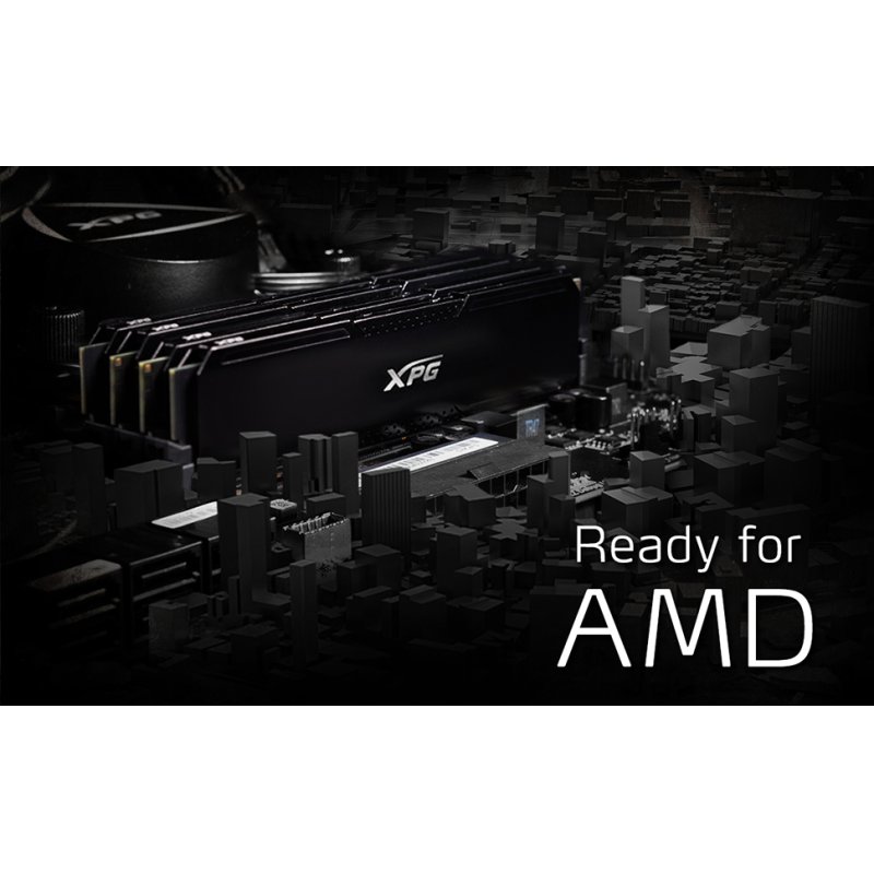 ADATA DDR4 64GB 3200-16 K2 XPG Gammix D20 Black (AX4U320032G16A-DCBK20)