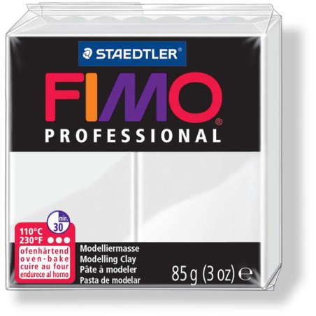 FIMO PROF 85G BLANC