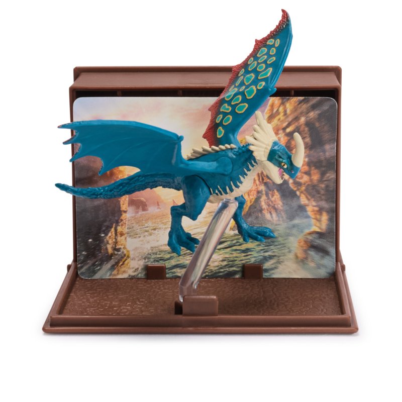 How to train your dragon Dreamworks Dragons, , World of Berk: Book of Dragons, Collectible Dragon & Card with Display