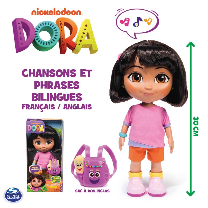 Poupée Dora Chante et Explore