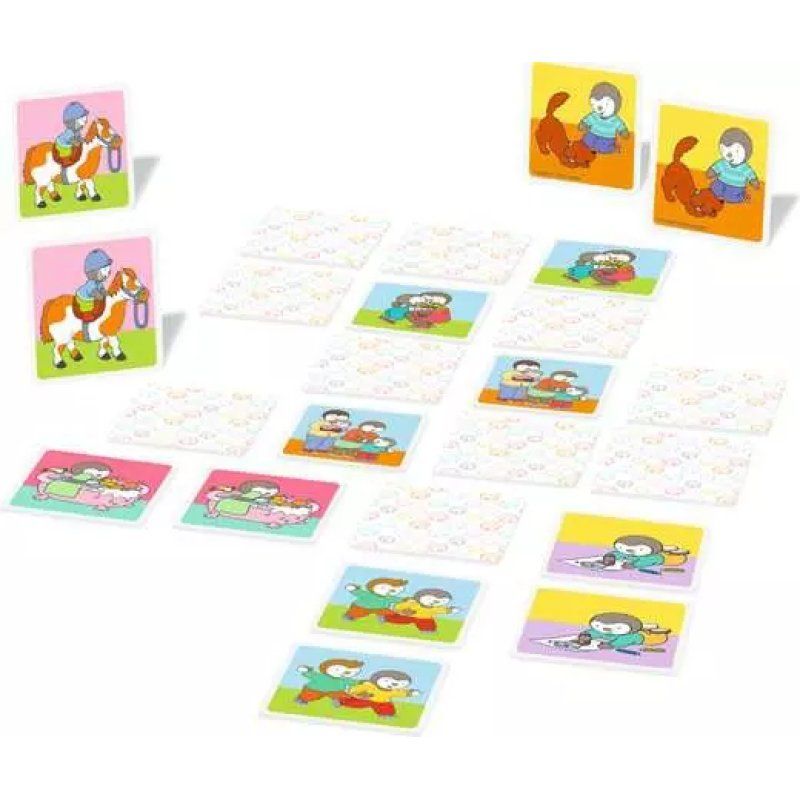 Ravensburger My First memory T'Choupi Jeu de cartes Mémoire