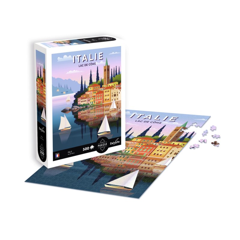 SentoSphère PUZZLE 500 pièces - Italie, Lac de Côme