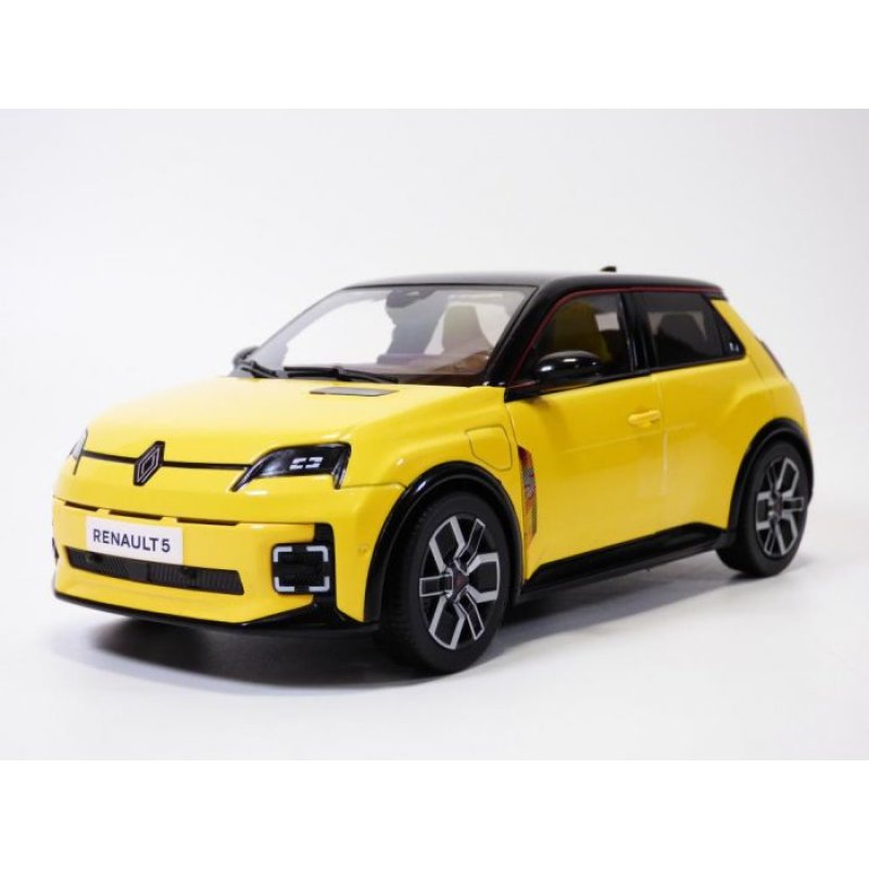 Véhicule 1/18ème R5 E Jaune Renault