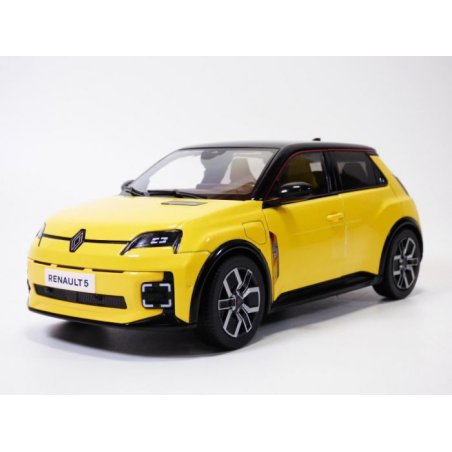 Véhicule 1/18ème R5 E Jaune Renault